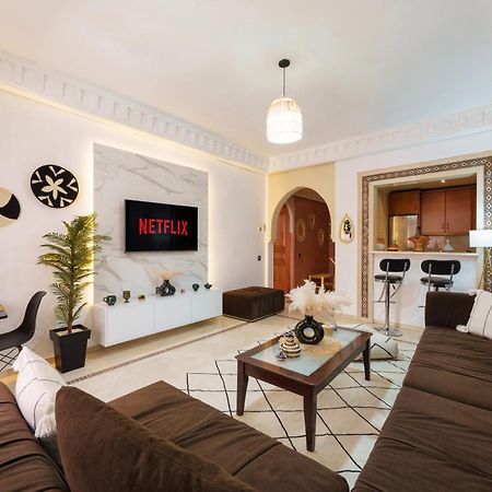 Appartement Chic Gueliz Plaza Avec Vue Marakéš Exteriér fotografie