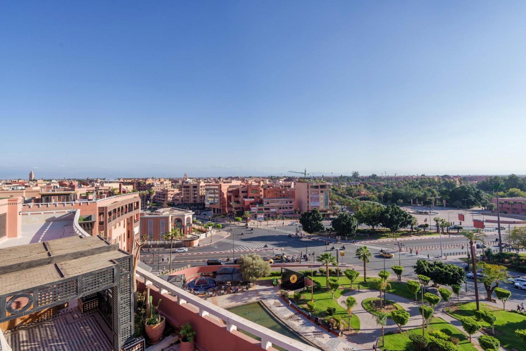 Appartement Chic Gueliz Plaza Avec Vue Marakéš Exteriér fotografie